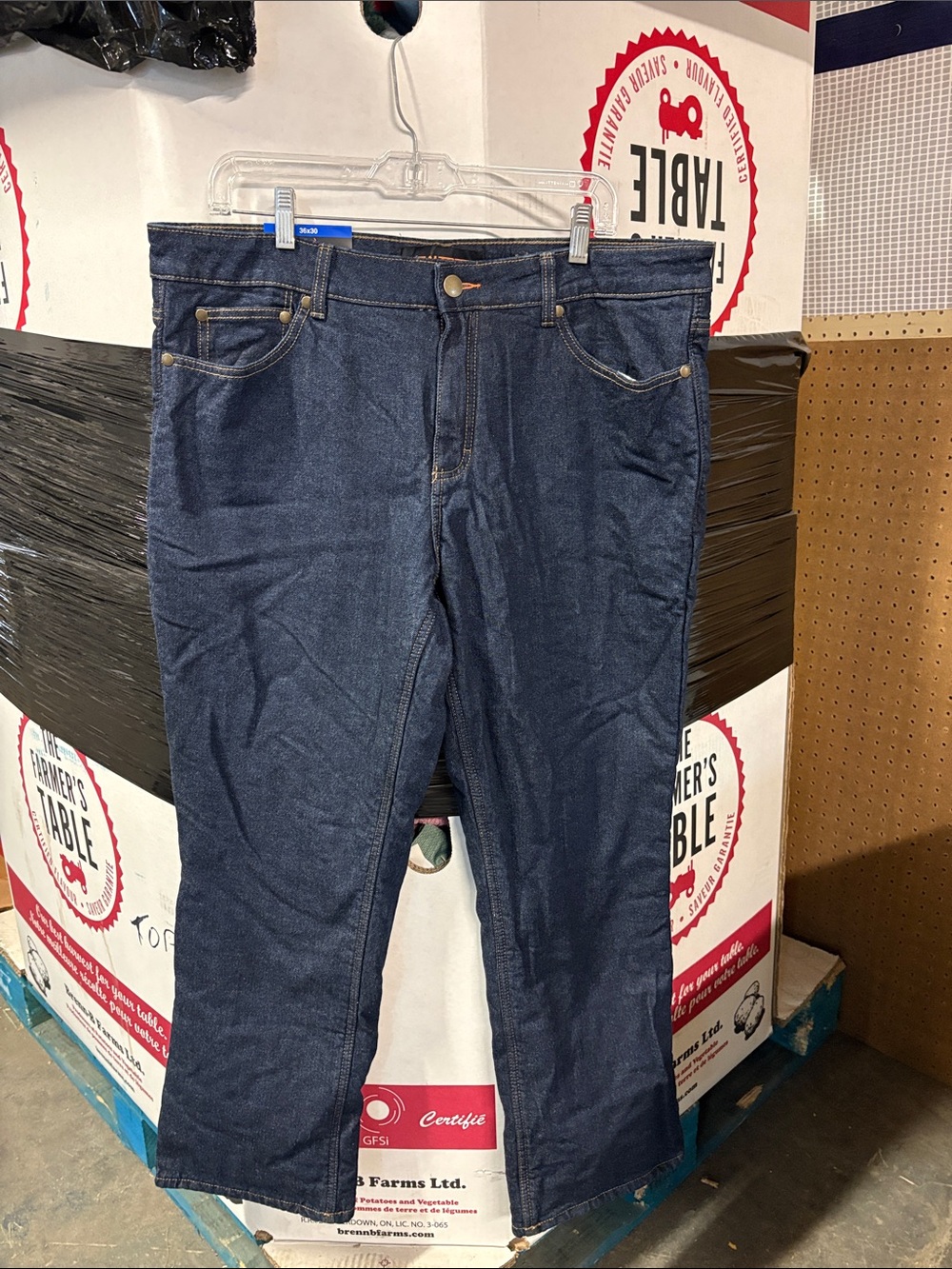 Men’s Realtree Dark Blue Lined Jeans